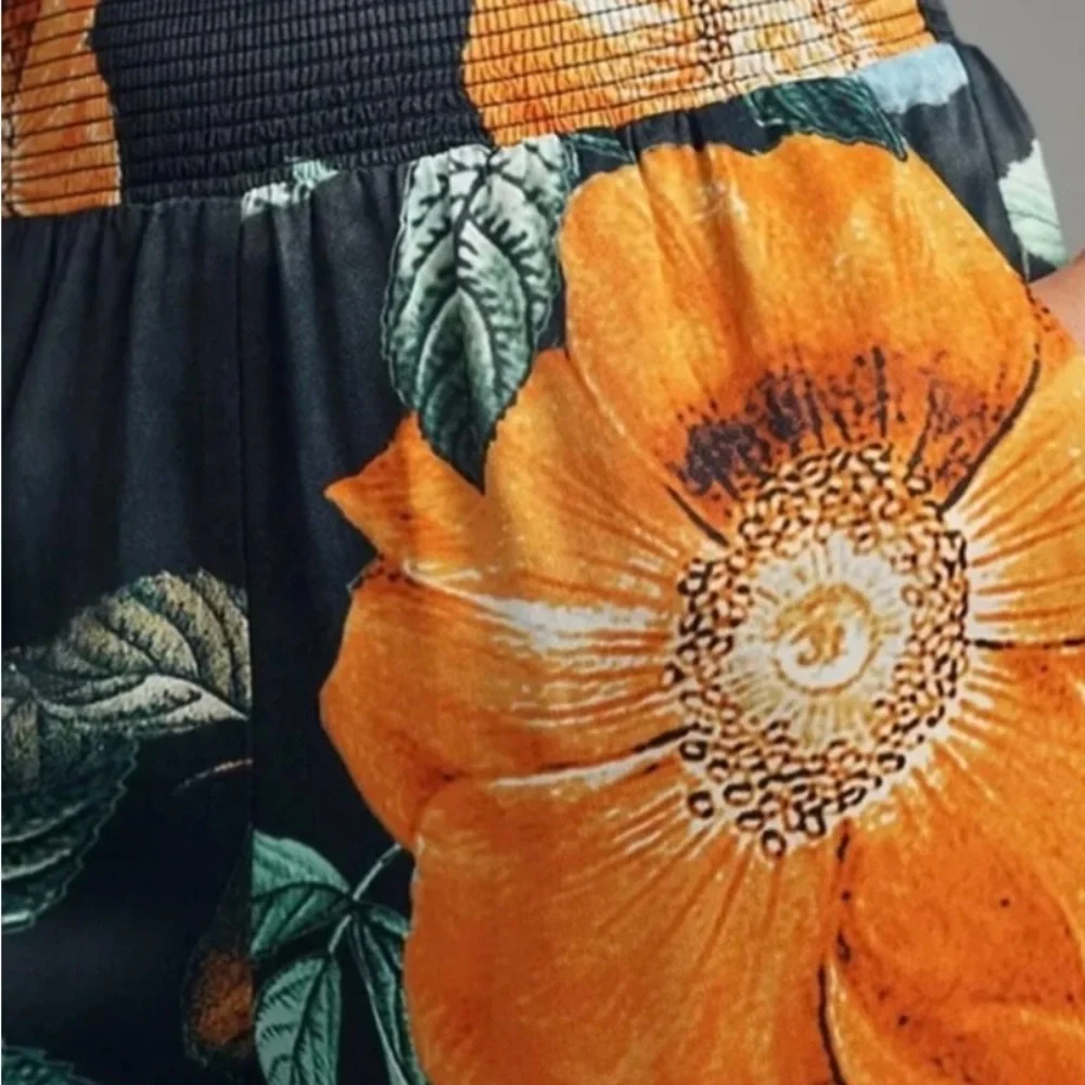 Maeve by Anthropologie silk floral pants - Picture 3 of 4